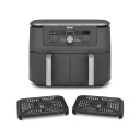 Ninja Dual Zone Max Airfryer 9,5 L Dobbel Varmluftsfrityr Gunmetal Grey DZ400EU