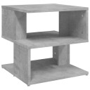 vidaXL Sidebord betonggrå 40x40x40 cm sponplate