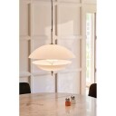 Fritz Hansen Clam Pendle Hvit/ Messing Ø44