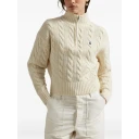 Ralph Lauren Polo Dame Strikkevarer Hvit XS