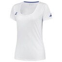 Babolat Cap Sleeve Top 2024 Padel  og tennis T skjorte dame White S