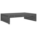  Hagefotskammel grå 120x80 cm heltre furu 825753