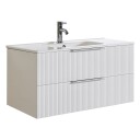 A-collection Fovere Ribb Servantskap Svart Matt / 60cm