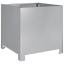 Plantekasse 40x40x40 cm galvanisert stål