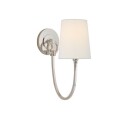 Reed vägglampa nickel