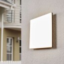 Lucande Henni kvadratisk LED-taklampe for utendørs bruk