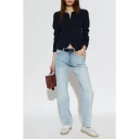 Emporio Armani Dame Strikkevarer Blå S,