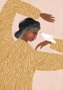The Woman With a Bird Poster Plakat / 70x100cm