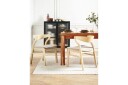 Sett med 2 spisestuestoler Maroa - Lyst tre, beige