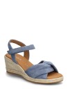 Gabor Wedge Sandal   Blue   37