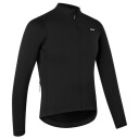 GripGrab Gravelin MerinoTech Thermal Langermet sykkeltrøye Svart