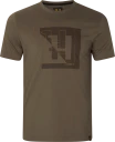 Härkila H logo T skjorte Herre Major brown 3XL 3XL