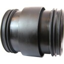 Smartline 110 mm PP skjøtenippel sort