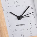 Karlsson Neat Square Vekkeklokke KA5924WH   Unisex Kvarts urverk