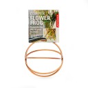 Kikkerland Kobber Blomsterfrosk for Ikebana Arrangementer