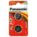 Panasonic CR2016 knappebatterier 2 stk