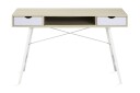 Skrivebord Bromide 120 cm med Oppbevaringshylle + 2 Skuffer   Tre/Natur
