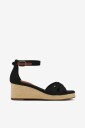 Tommy Hilfiger Sandaletter Mid Wedge Espad Svart