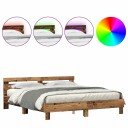 Furusengeramme Gamle treverk Massiv furu 180 x 200 cm Holdbar