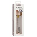BIBS Tåteflaske i Glass 225 ml Blush med Latex Tupp