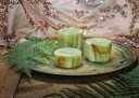 Unison JADE XL Grønn Silk Matt Bordlys