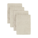Pippi Organic Facecloth 4 Pack Beige 27x27cm