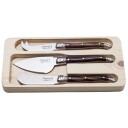 Laguiole Ostekniver 3 stk brun