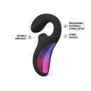 Lelo Enigma Dual-Action Sonic Massager      - Svart