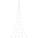  LED juletre med 276 LED med jordspyd Kaldhvit 511 cm Metall
