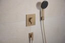 Hansgrohe Raindance Alive S hånddusj, vannsparende, børstet bronse
