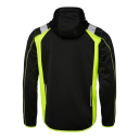 Top Swede 276 Svette, Sort/Fluoresant Yellow, 1 Stk ,SBG-276029005 XXXL