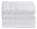 ByBorg Bambus Håndkle - 50x100 cm - Hvit - Bambus/bomull - Frottéhåndkle fra Premium By Borg
