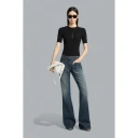 Courrèges Dame Jeans Blå W27,