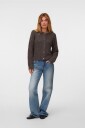 Vero Moda Vmnovah Ls O Neck Button Cardi Ga Noos   Brown   XL