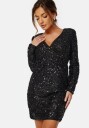 VILA Cava Sequin Dress Black 40
