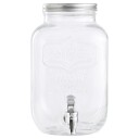 Drikkedispenser 4 Liter Glasskrukke Med Tappekran