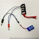E-flite EFLA700UM Charge and Balance Adapter: 2S EFL