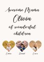 Heart Family Portrait Plakat Plakat / 21x30cm