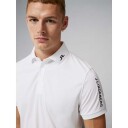 J . Lindeberg Tour Tech Reg Fit Golf Polo Herre White L