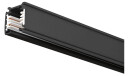 Arcchio 3-faset utenpåliggende strømskinne, svart, 200 cm