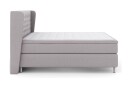 Select No 6 Komplett Sengepakke 210x210 F/M Memory/Pocket   Lysegrå/Metallben