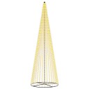 vidaXL LED juletre 485 cm 1632 LED-lys Varmhvit Jern Svart