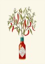 Chili Pepper Plant Plakat Plakat / 30x40cm