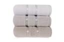 Ashburton Håndkle 3 pk   Hvit/Lyseblå/Lysebrun