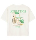 Hugo Kids Short Sleeves Tee Shirt White 140