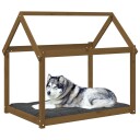Vidaxl Hundeseng Honningbrun 111X80X100 cm Heltre Furu