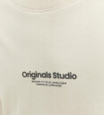 Jack and Jones Junior Vesterbro Tee Short Sleeve Crew Neck Junior Beige 128