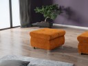 Cerys Fotskammel 60 cm - Oransje