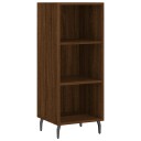 vidaXL Skjenk brun eik 34,5x32,5x90 cm konstruert tre