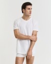 Gant 2-pack v-hals t-skjorter WHITE XXL